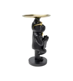 Stolik kawowy COOL BULLDOG TRAY 34 cm czarny
