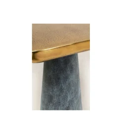Stolik kawowy Cora 35 cm złoto szary