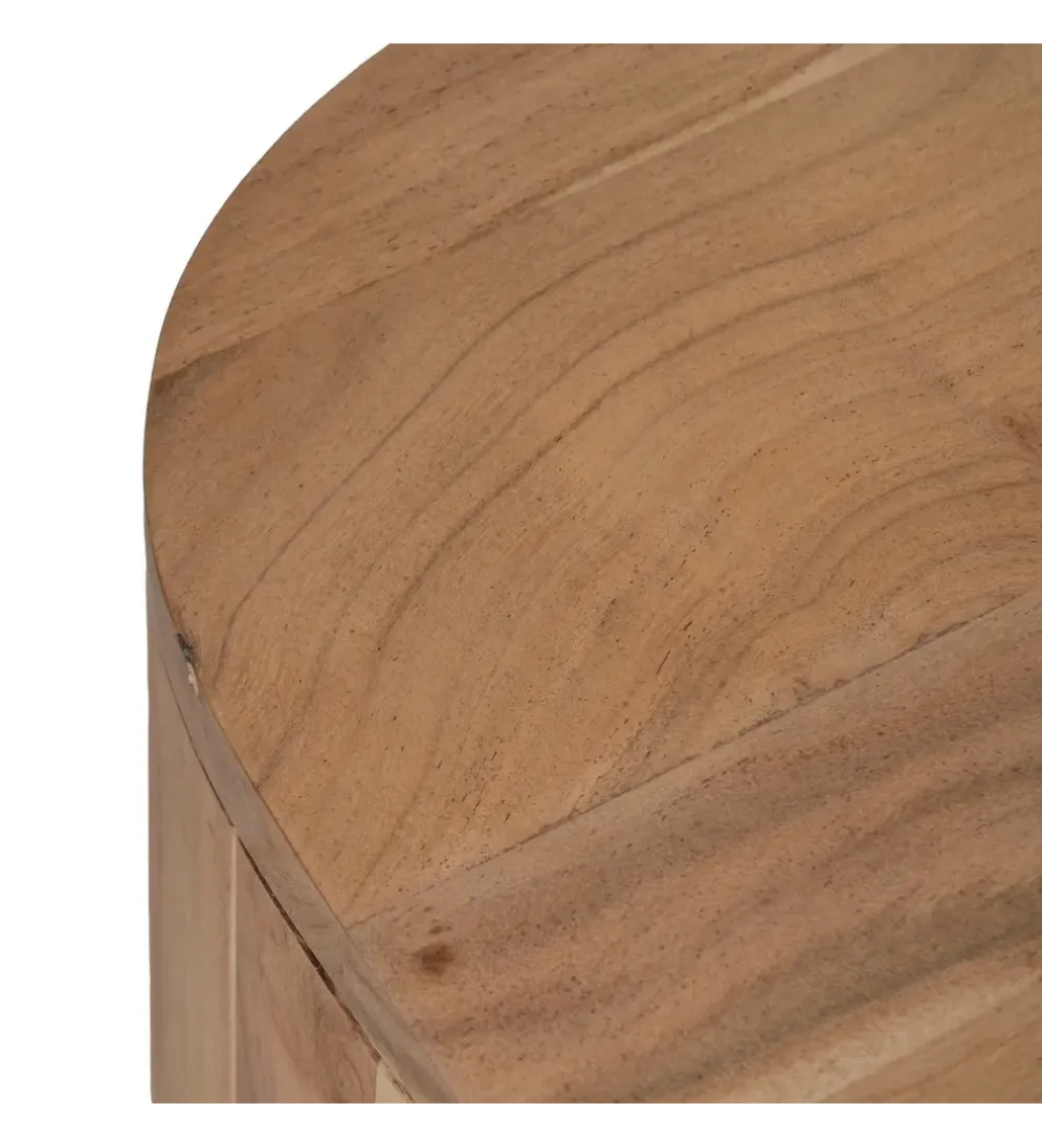 Stolik kawowy CREEL 120 cm drewno akacja