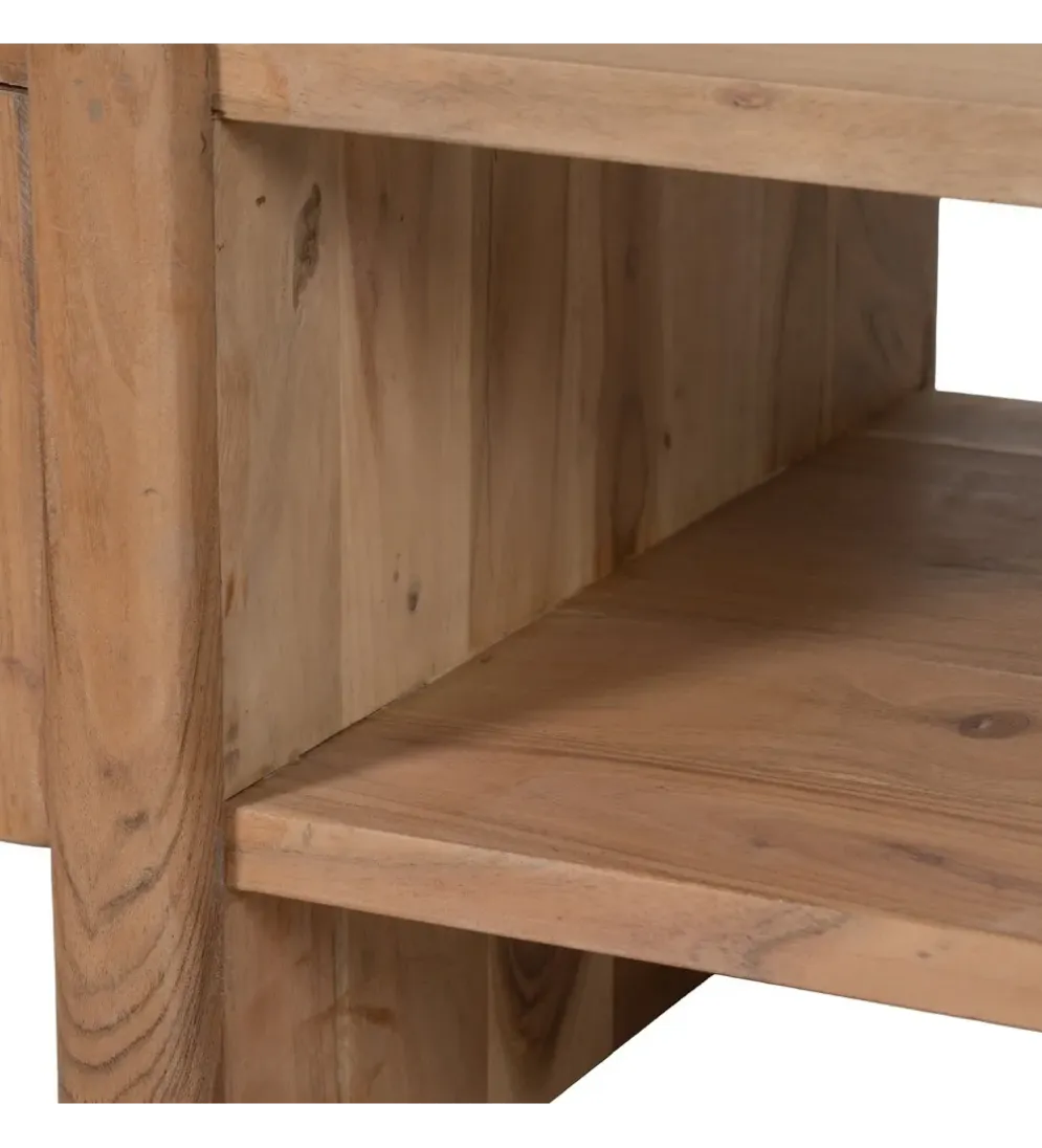 Stolik kawowy CREEL 120 cm drewno akacja