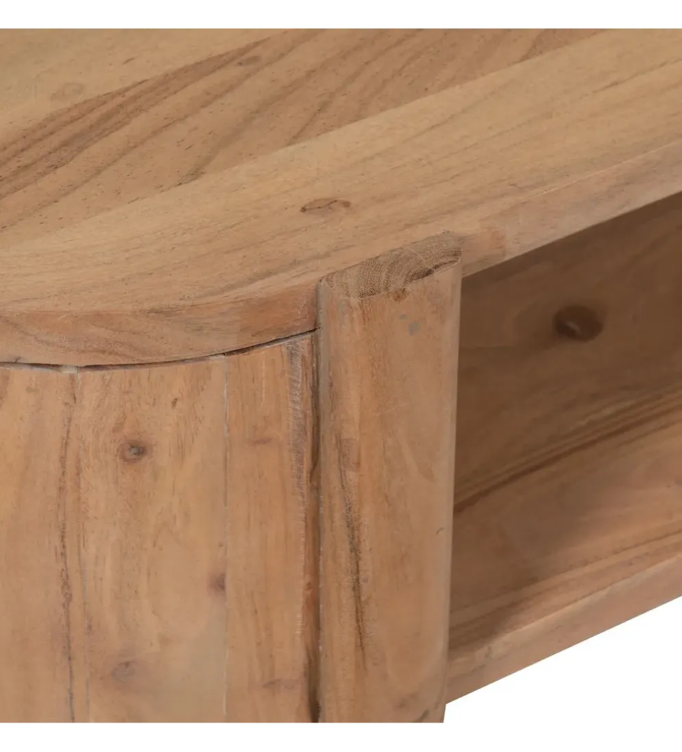 Stolik kawowy CREEL 120 cm drewno akacja