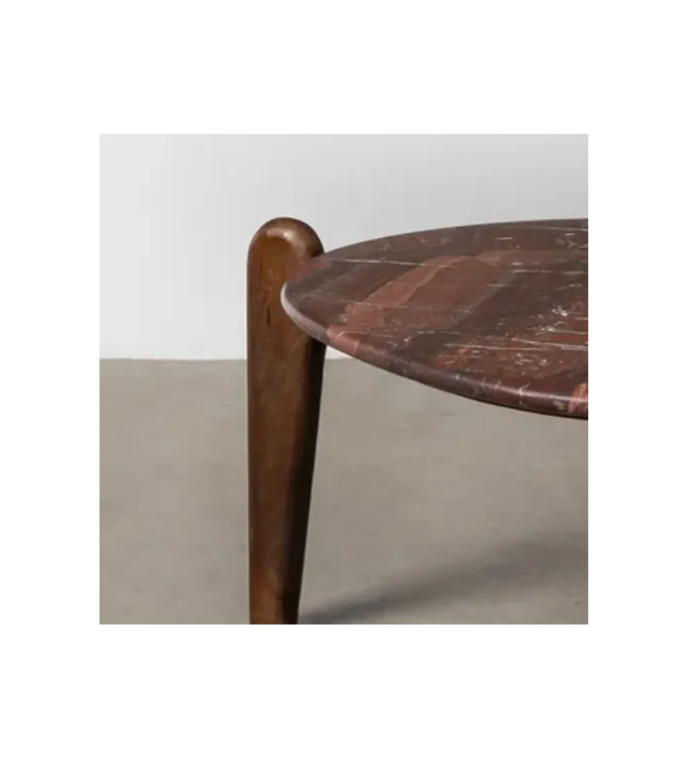 Stolik kawowy CUDBEM 82 cm drewno mango