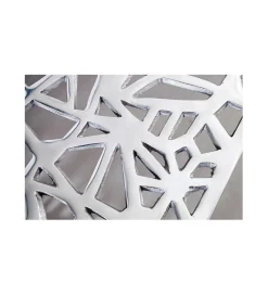 Stolik kawowy DELICADO Abstract 60 cm srebrny