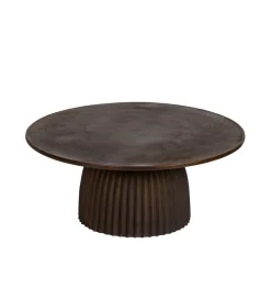 Stolik kawowy DEMANESKO 69 cm brązowy