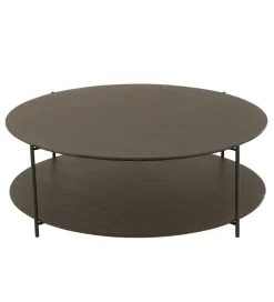 Stolik kawowy DOMERESU 93 cm ciemno brązowy