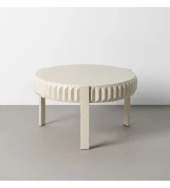 Stolik kawowy EDARNI 79 cm efekt terrazzo
