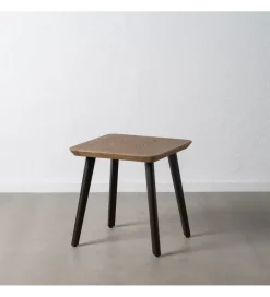 Stolik kawowy EDENSA 60 cm naturalny czarny