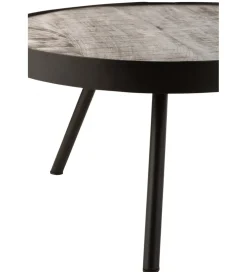 Stolik kawowy Fien 50 cm drewno mango