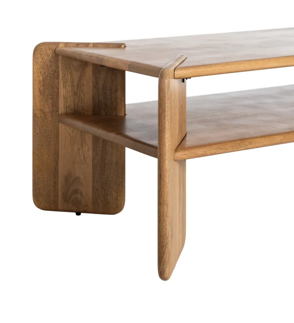 Stolik kawowy GALT 121 cm drewno mango