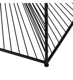 Stolik kawowy GEMETRO 80 cm czarny