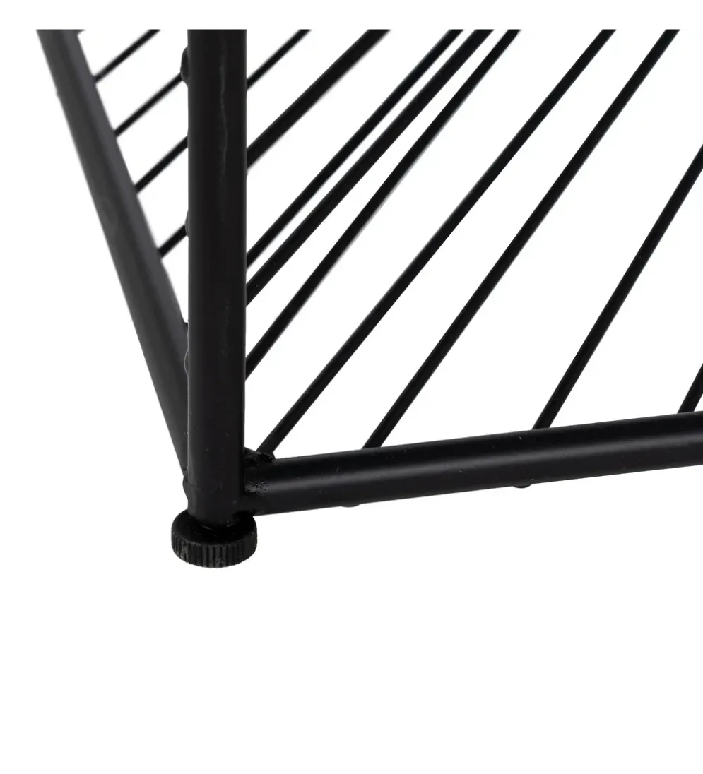 Stolik kawowy GEMETRO 80 cm czarny