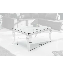 Stolik kawowy GLORIA 100 cm w optyce marmuru