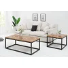 Stolik kawowy GRANDE Infinity Home 60 cm drewno mango