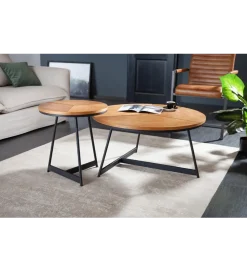Stolik kawowy GRENADA 80 cm w optyce dębu