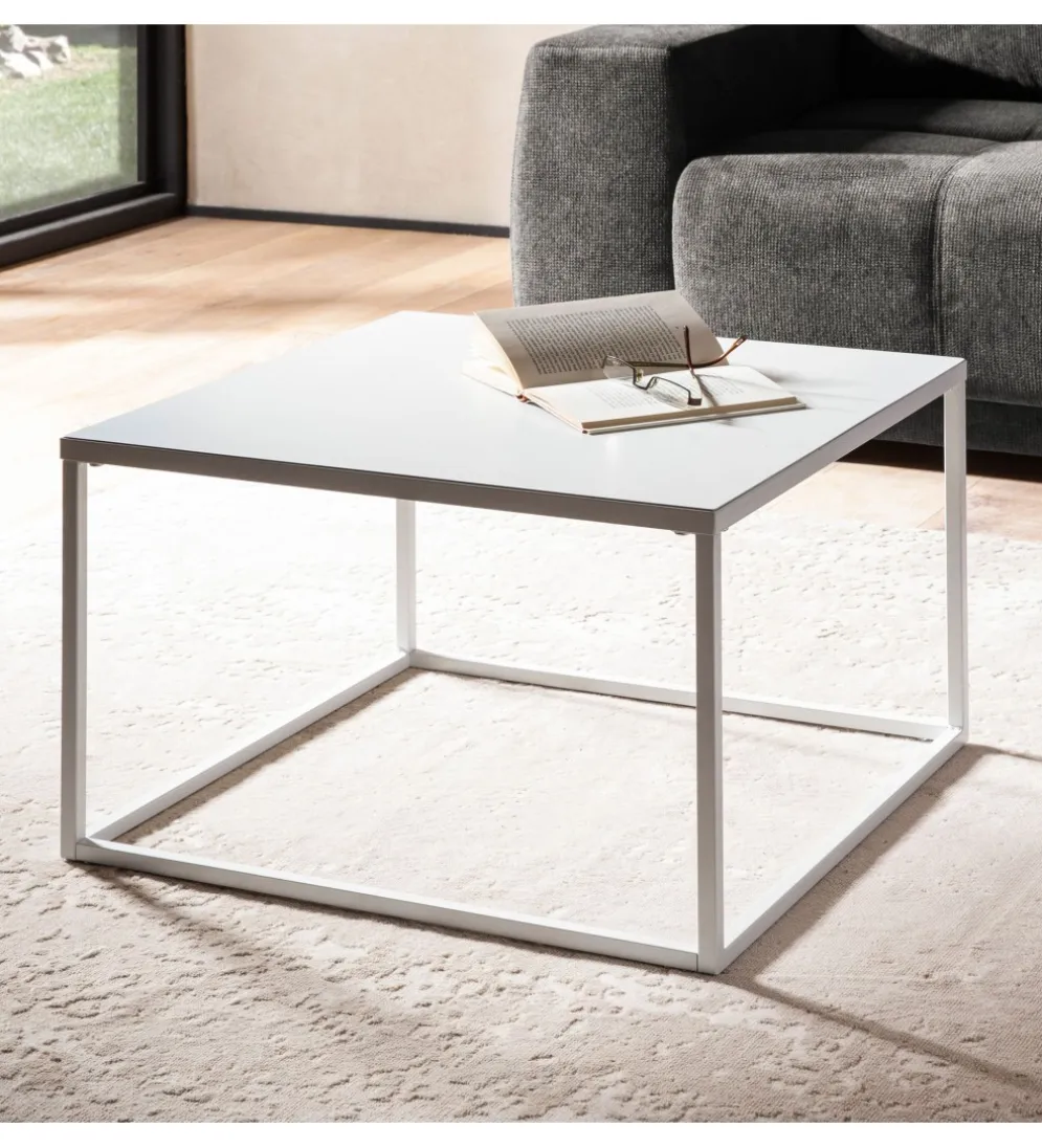 Stolik kawowy HELFI 60 cm biały