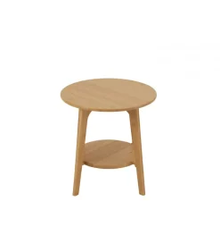 Stolik kawowy HERMA 50 cm bambus naturalny