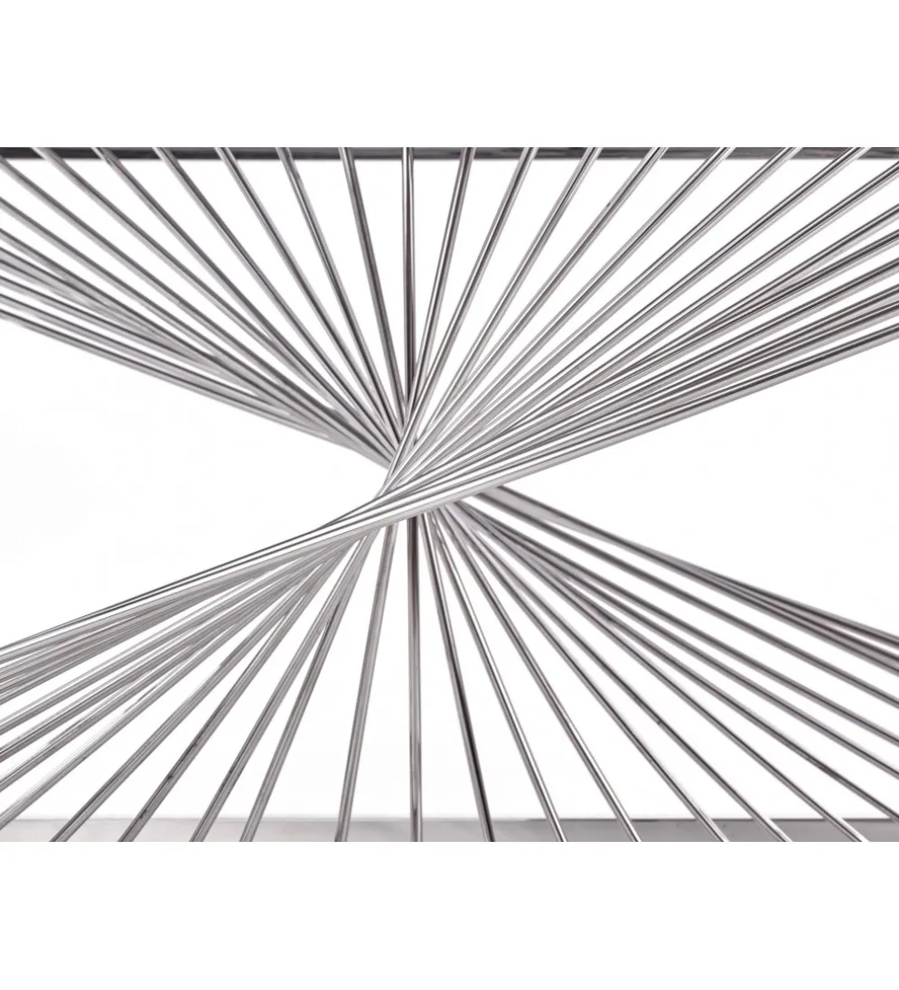 Stolik Kawowy INFINITY 120 cm srebrny