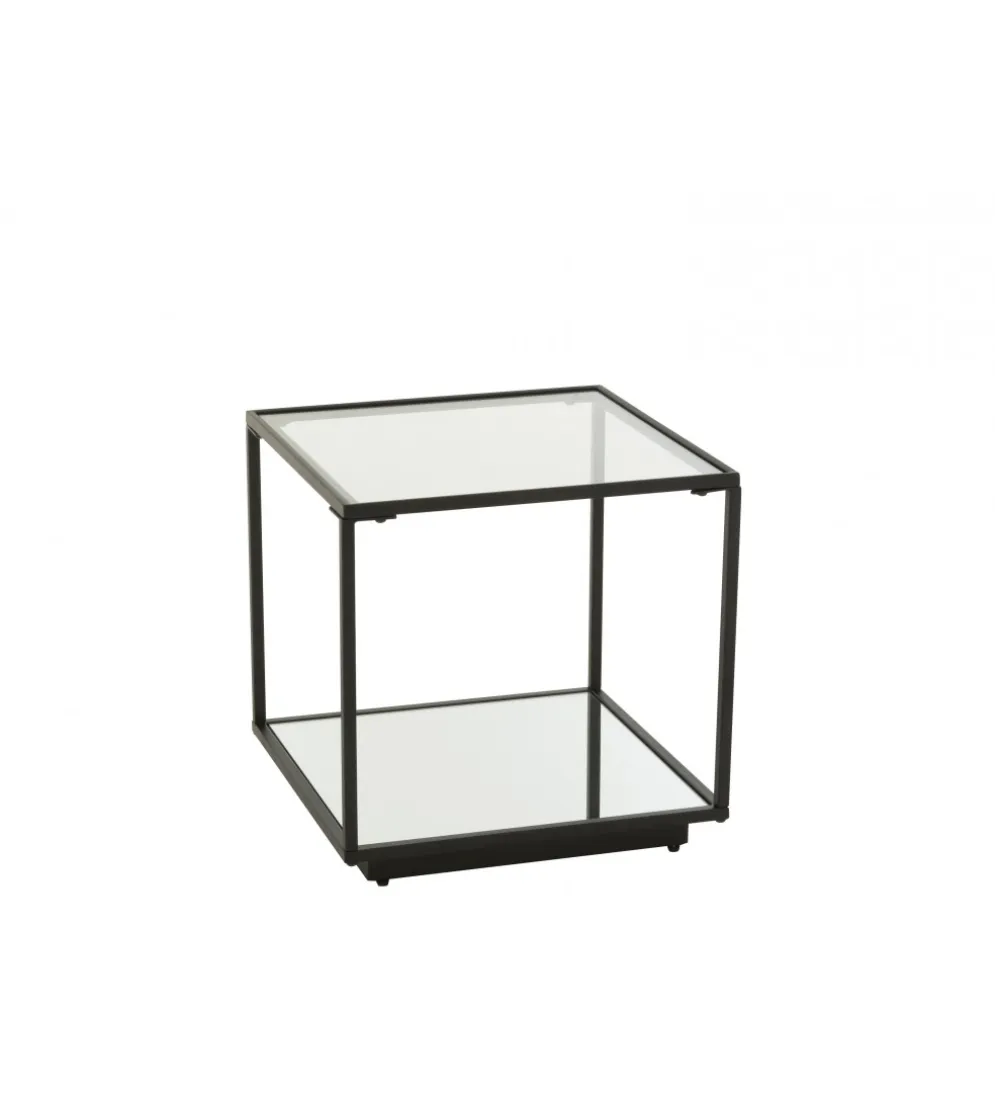 Stolik kawowy ITAGOT 50 cm czarny