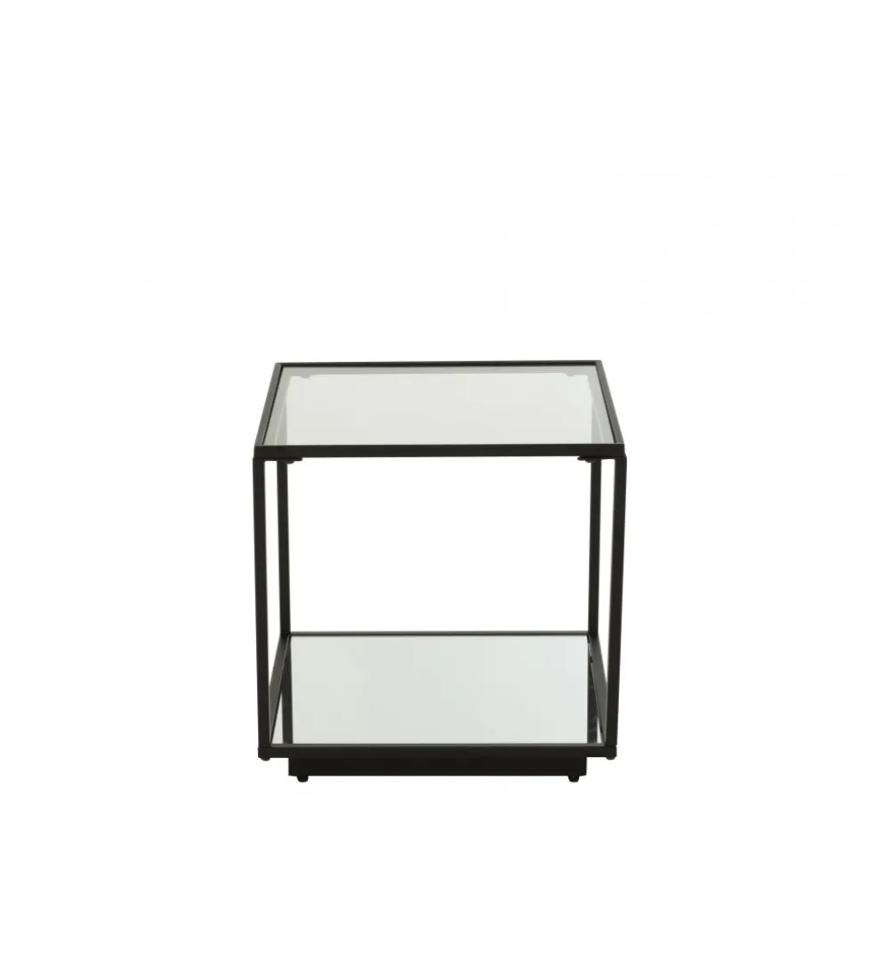 Stolik kawowy ITAGOT 50 cm czarny