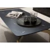 Stolik kawowy IWET 120 cm w optyce czarnego marmuru