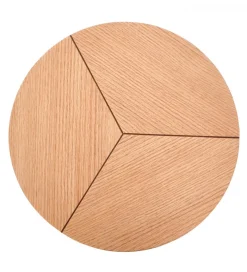 Stolik kawowy KARIDA 45 cm w optyce dębu