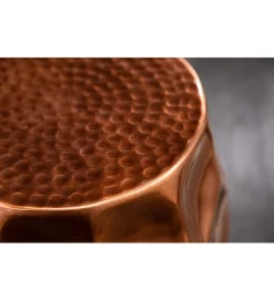 Stolik Kawowy Kerrash 30 Cm Miedziany
