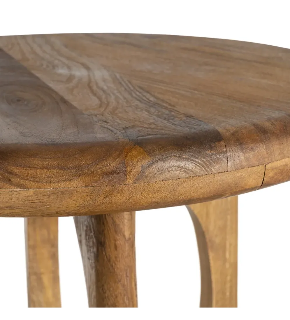 Stolik kawowy KONECEN 55 cm drewno mango