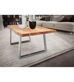 Stolik kawowy KORNEL 120 cm drewno akacja