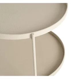 Stolik kawowy LETIT 66 cm beżowy