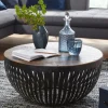 Stolik kawowy LOFTE  70 cm drewno mango