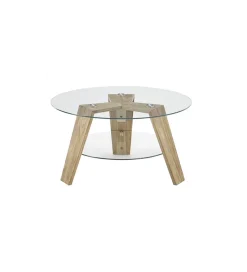 Stolik kawowy LUBLIN 75 cm dąb