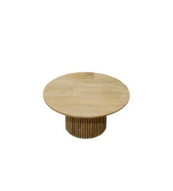 Stolik kawowy LUSAN 80 cm drewno teak