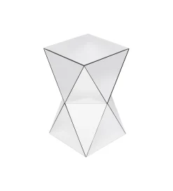 Stolik kawowy LUXURY TRIANGLE 32 cm lustrzany