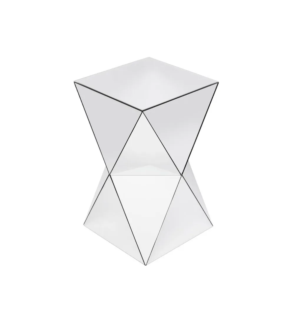 Stolik kawowy LUXURY TRIANGLE 32 cm lustrzany