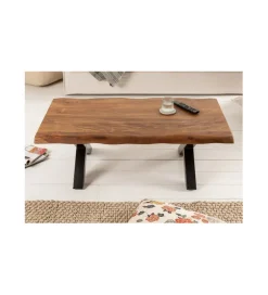 Stolik kawowy Maamut X 110 cm drewno Akacja honey