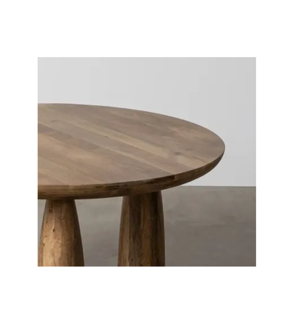 Stolik kawowy MENT 75 cm drewno mango