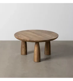 Stolik kawowy MENT 75 cm drewno mango
