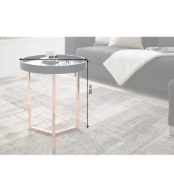 Stolik kawowy Modul 40 cm czarny