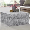 Stolik kawowy MONOBLOC 60 cm w optyce szarego marmuru