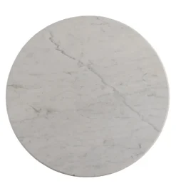 Stolik kawowy NIZAMES 80 cm drewno mango marmur