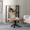 Stolik kawowy OLISA 80 cm drewno mango