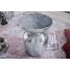 Stolik Kawowy Orient 36 Cm W Kolorze srebrnym