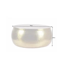 Stolik Kawowy Orient 70 Cm Złoty