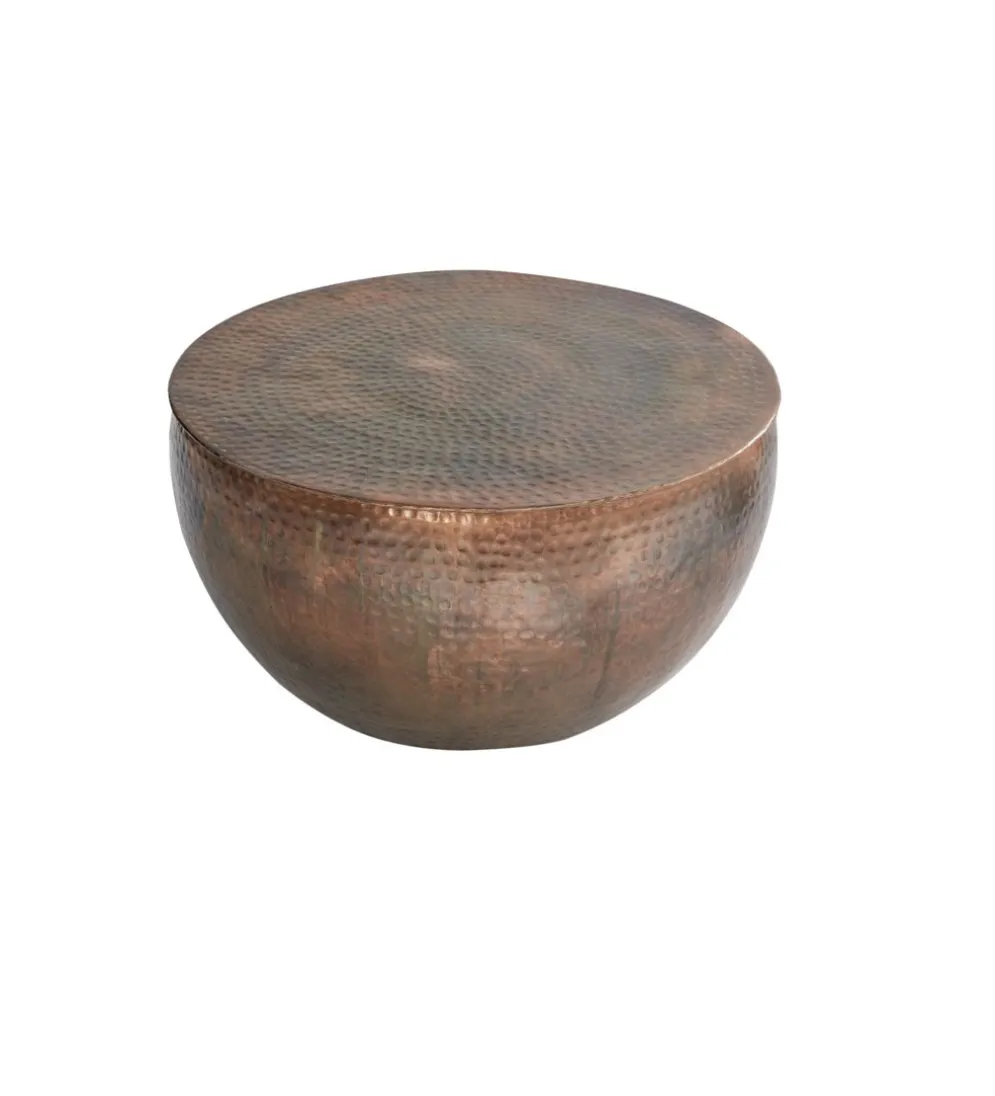 Stolik kawowy Orient II 60 cm antyczna miedź