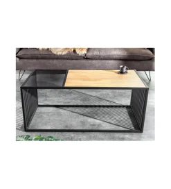 Stolik kawowy PASCAL 100 cm w optyce dąb dziki