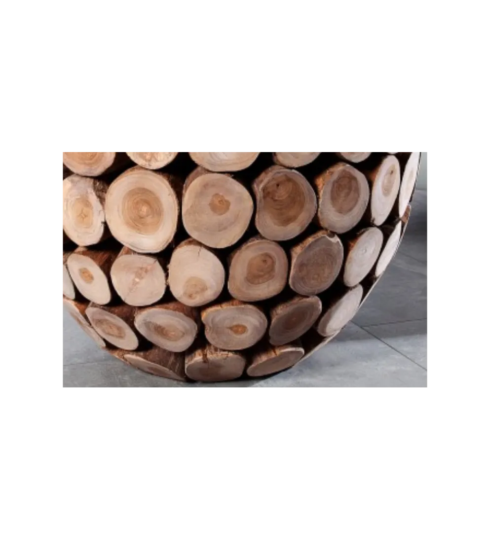 Stolik kawowy Pure Nature 70 cm drewno Teak