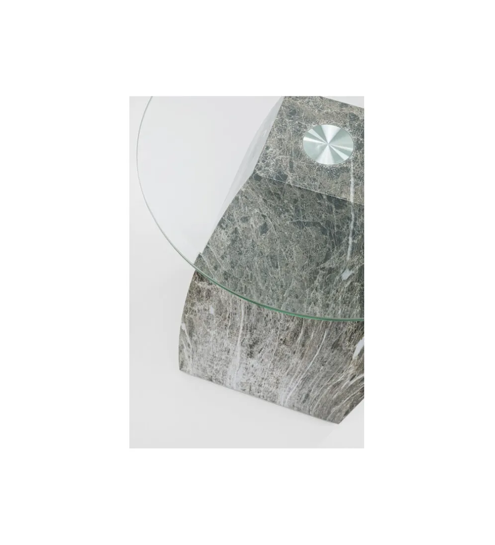 Stolik kawowy ROCKY 45 cm szary marmur