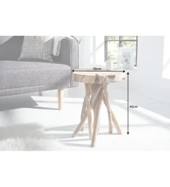 Stolik kawowy Root drewno Teak