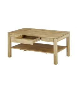 Stolik kawowy SALEM 115 cm dąb lity sękaty