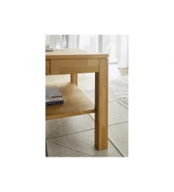 Stolik kawowy SALEM 115 cm dąb lity sękaty